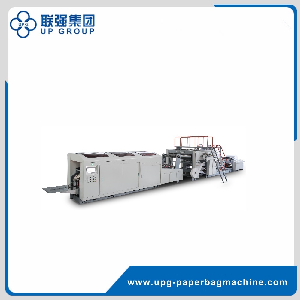 LQ-F14/F18/F18 New Automatic Sheet Feeding Paper Bag Making Machine with Handle